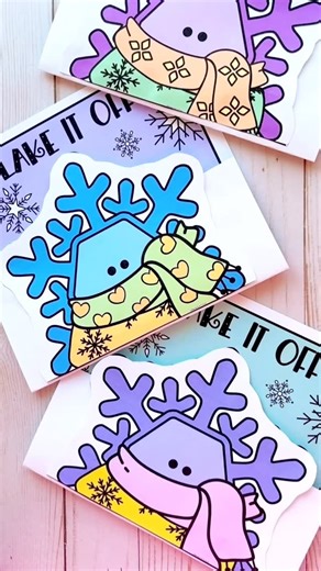Social Emotional Learning Activities for Kids on Instagram: "❄️If your students struggle with negative self-talk, we can teach them to flake it off with this SEL snowflake craft to support growth mindset & resilience. 👉🏼 I’ll link it to bio- comment FLAKE if you’d prefer the link sent direct to your inbox! Includes: • A minds-on movement break • Bulletin board poster • Flip craft printables with 3 different bundled up snow flakes with simple cut lines ✂️ • Differentiated writing pages #winterc