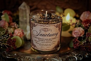 THE ORIGINAL ~ Sanctuary™ Protection Candle | Intention Candle | Spell Candle | Ritual Candle | Meditation Candle | Witchcraft | Wicca - Etsy