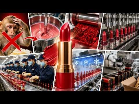 Inside the Professional Lipstick Factory Process: Science vs. Myths