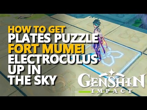 Electroculus Fort Mumei Puzzle Genshin Impact (in the sky)