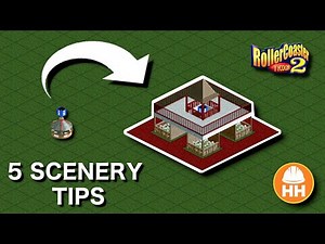 5 Tips in Rollercoaster Tycoon to Make Your Parks Look INCREDIBLE