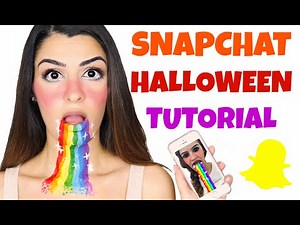 SNAPCHAT 👻 HALLOWEEN TUTORIAL 🌈 RAINBOW FILTER | KINDOFROSY