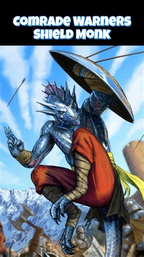#dnd New Shield Monk Subclass