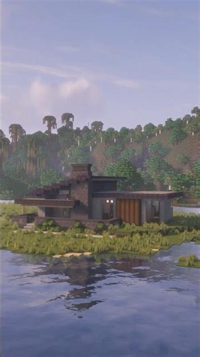 The Ultimate Minecraft Beach House 🌴 #gaming #minecraft #minecraftbuilding
