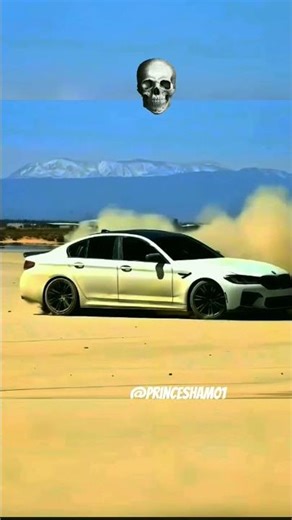 BMW M5 Drift in Desert 😈🔥 #bmw #drift #shorts