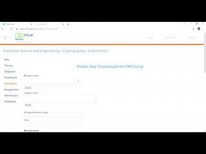 iitb virtual Lab |Cryptography lab |Public Key Cryptosystem |(PKCSv1.5)