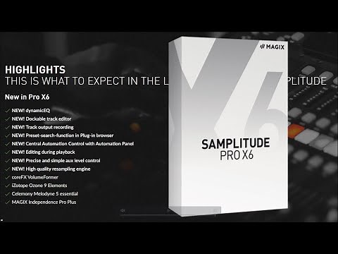 Magix Samplitude Pro X6 - Testing new features !