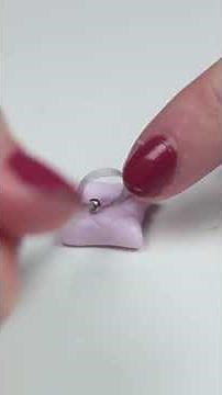 Envie de la réaliser pour la St Valentin ? 💍 #Fimo #polymerclay #tutorial #satisfying #doityourself