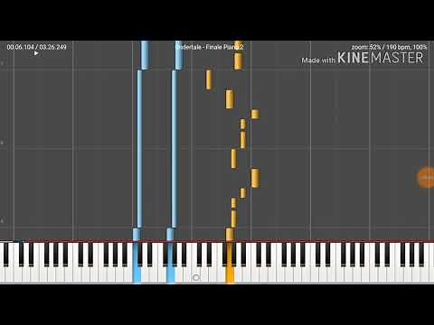 Undertale - Finale Piano Arranged (Hard Version) - MIDI