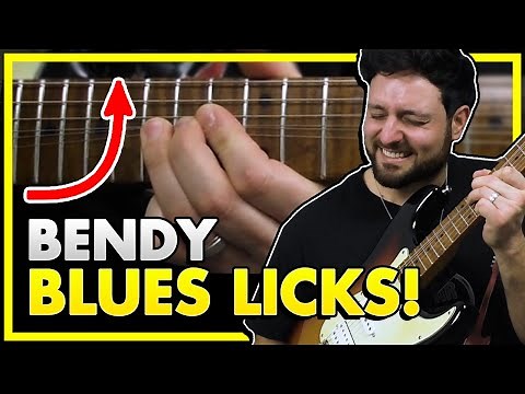 5 Bendy Blues Guitar Licks (with TABs!)