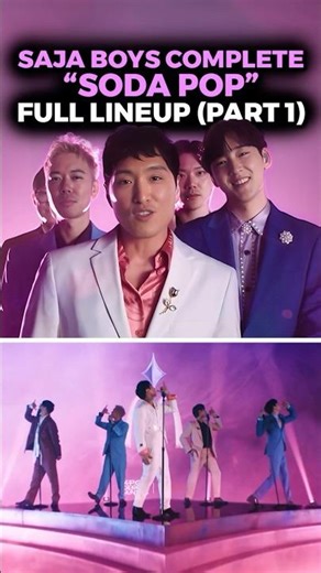 Saja Boys Full Lineup Performs "Soda Pop" #BiasNotes #SajaBoys #KpopDemonHunters #McDonalds
