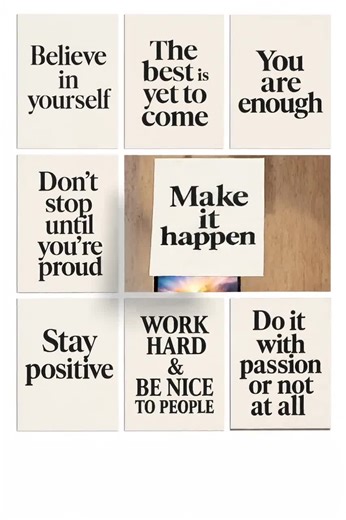 Positive Motivation Sticky Notes Reminders | Affirmation - Etsy