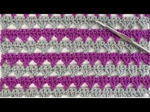 The Sharpest Crochet Stitch Ever | Easy Pattern That Works for Everything