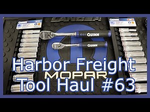 Harbor Freight Tool Haul #63: New Quinn 3/8" Ratchet, Plus Quinn vs Icon Chrome Sockets