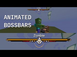 Animated Boss Bars in Minecraft! (Modded)