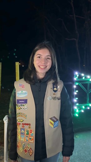 🎉 Meet Ciara from SU 14 — one of our Holiday Light Show Design Contest winners! 🎨✨ Ciara's original artwork has been transformed into a larger-than-life light display — inspired by a memory she made as a member of GSSC's Advisory Board! The Girl Scouts of Suffolk County Holiday Light Show opens tomorrow, November 28th! ✨ Tickets are still available — grab yours at gssclightshow.org. Let’s celebrate creativity, community, and the bright spirit of our Girl Scouts! 💚🌟 🎥 Watch the video to hear