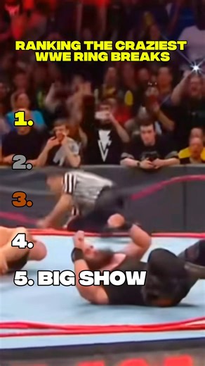 Ranking The CRAZIEST WWE Ring BREAKS! #wwe #viral #ranking #shorts #ranked #wweraw #wwering #wwefan