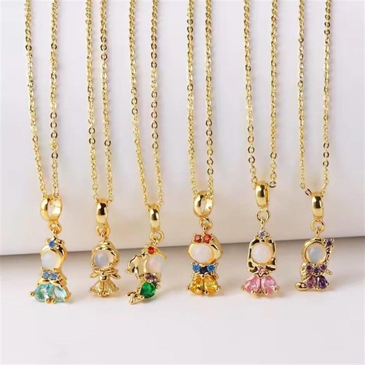 Fairytale Princess Necklace: Castle Jewelry, Park Day Necklace, Princesscore Aesthetic, Christmas Gift for Her - Etsy