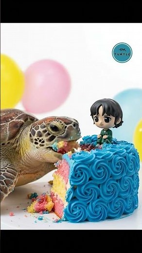 THIS TURTLE AND GI-HUN ARE THE BEST MUKBANG DUO #Mukbang #SquidGame