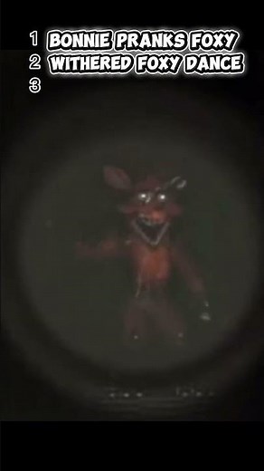 TOP 3 FNAF Foxy meme #fnaf #fnafmemes #funny