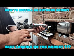 How to install an outdoor garden socket PROPERLY - Plus its beautiful!