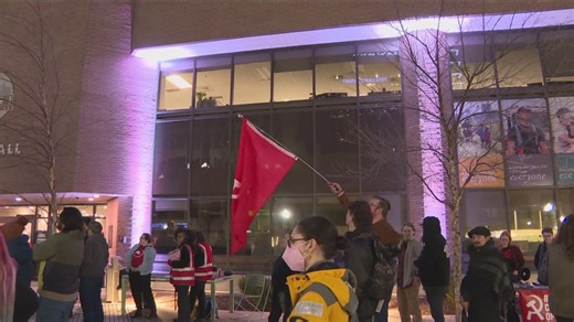 Boise protesters rally against U.S., Israeli strikes on Iran