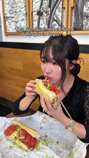 Tried Jersey Mike’s for the first time — huge sandwich reaction