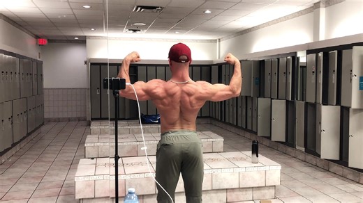 Getting ready to step on stage