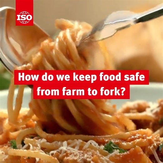 How safe is the food we eat? 🍝🍴 The consequences of unsafe food can be serious, with 1 in 10 people falling ill from eating contaminated food every year. Everyone benefits from ISO food standards, learn more: https://pulse.ly/75sow0qm9q World Health Organization (WHO) Food and Agriculture Organization of the United Nations (FAO) | ISO