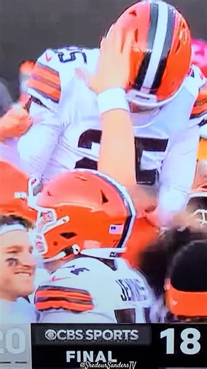Browns Andre Szmyt game winning field goal vs Bengals!