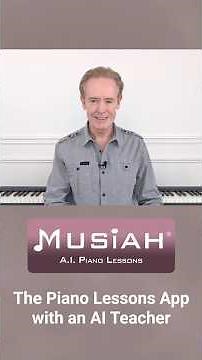 Welcome to Musiah — the world's first AI Piano Teacher