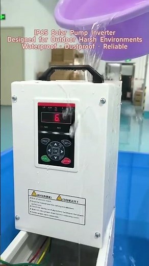 IP65 Solar Pump Inverter Waterproof Test