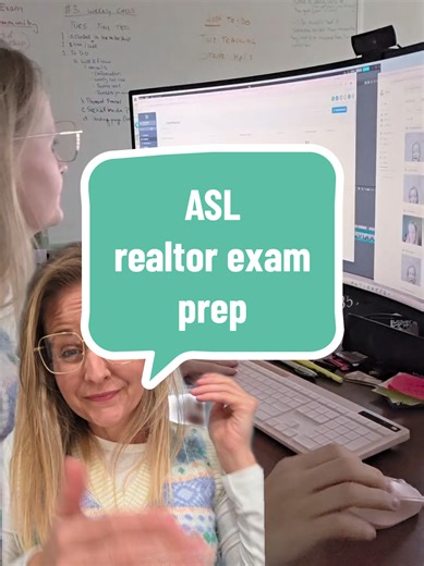 This has been a long time coming and I’m so excited to finally say it. I’ve created a Real Estate Exam Prep Course in ASL designed specifically to help you actually understand the material and pass the exam, not just memorize words. This course is packed with: • Clear ASL video lessons • Downloadable study guides • Visual documents that break concepts down simply • Repetition friendly content you can pause, rewind, and revisit as many times as you need No guessing. No struggling to translate com