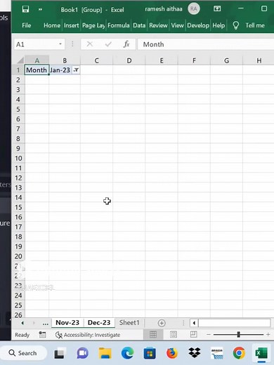 14 reactions | #Excel #ExcelTips #ExcelTutorial #ExcelVBA #VBATips #ExcelAutomation #MultipleSheets #CreateSheets #ExcelTricks #ExcelHacks #ExcelForBeginners #ExcelShortcuts #Office365 #MSExcel #ExcelFunctions #ExcelSkills #DataEntryTips #ExcelMadeEasy #RameshAitha #JAExcel | Ramesh Aitha | Facebook