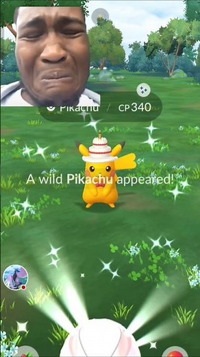 happy birthday pikachu 🥳 ✨#pokemongo #viralshort