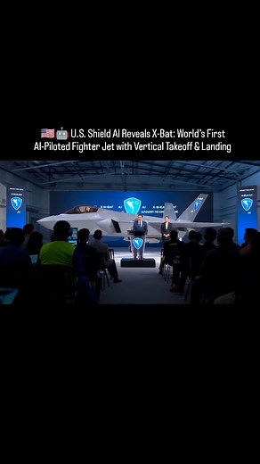 🇺🇸🤖 U.S. Shield AI Reveals X-Bat: World’s First AI-Piloted Fighter Jet with Vertical Takeoff & Landing Shield AI has unveiled the X-Bat, the first-ever AI-piloted fighter jet capable of vertical takeoff and landing (VTOL). This breakthrough in autonomous aviation marks a new era in air combat, drone technology, and battlefield intelligence. #BreakingNews #ShieldAI #XBat #AIPilot #FighterJet #VTOL #MilitaryTech #AutonomousFlight #USInnovation #DefenseTechnology #FutureOfCombat #ViralVideo #Tre
