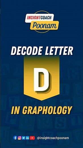 Letter "D" in Graphology | Tips On Handwriting Analysis #graphology #handwritinganalysis #letterd