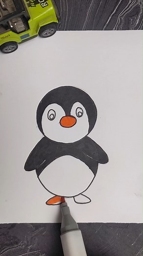 16K views · 38 reactions | How to Draw Cute Penguin Easy . . #penguindrawing #penguinart #kidsdrawing #kidstutorial | Kids Drawing Ideas | Facebook