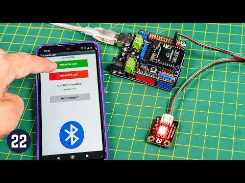 How to Use a Bluetooth Module With Arduino - Lesson #22