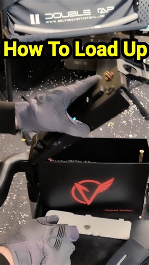How To Load A Magazine With The Vanguard Speedloader #shorts #airsoft #airsoftgun