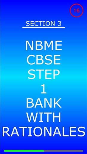 Nbme Cbse Step 1 Bank With Rationales Video