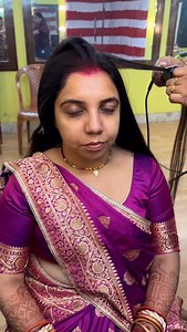 2.1K views · 168 reactions | Real bride❤️ Bridal booking:9830896304 শিখতে হলে জয়েন করো  ✌️3 days Advanced makeup & hairstyle class february 4000/-(19,21,23 rd feb) Beauty lock technique airbrush makeup Ultra Hd makeup ✌️15 /20 days basic to advanced Bridal master class(February ) ☎️admission:9830896304 | Bridal Makeup Artist Tamalika | Facebook