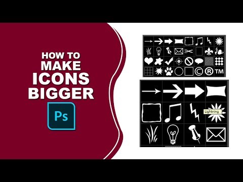 How to make Photoshop cs6 icons bigger