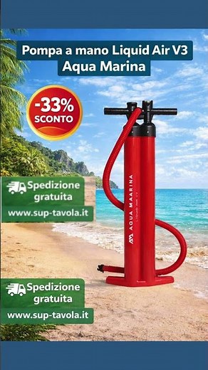 💨 Pompa a mano Aqua Marina Liquid Air V3 – Potenza e velocità senza sforzo!
