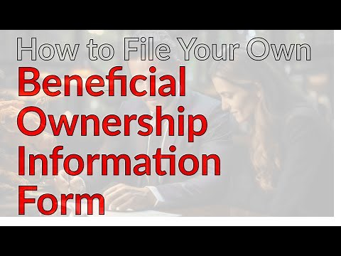 How to File Beneficial Ownership Information Form