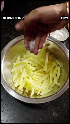 How to make Cafe-like Crispy French Fries at home | McDonald's wali Fries at home 🍟