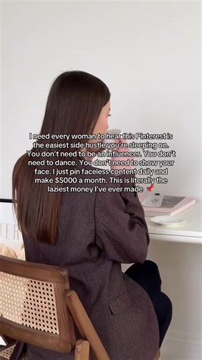 Faceless Latina Boss on Instagram: "Pinterest isn’t easy because it’s “lazy.” It’s easier because it’s not social media. No dancing. No influencing. No showing your face. Pinterest works like a search engine. It rewards: • Keywords • Simple pin formats • Consistency over time Most people ignore it because it’s quiet. That’s also why it works. This isn’t a promise or a shortcut. It’s a different system that doesn’t require you to perform online. If you’re tired of: • Trying to be an influencer •
