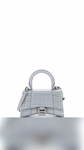 Balenciaga Croc Embossed Hourglass Bag 🤍