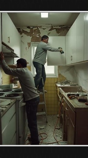 From Ruined Tiny Kitchen to Bright Luxury Space | AI Renovation Timelapse