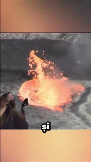 What happens if you throw trash into a volcano?